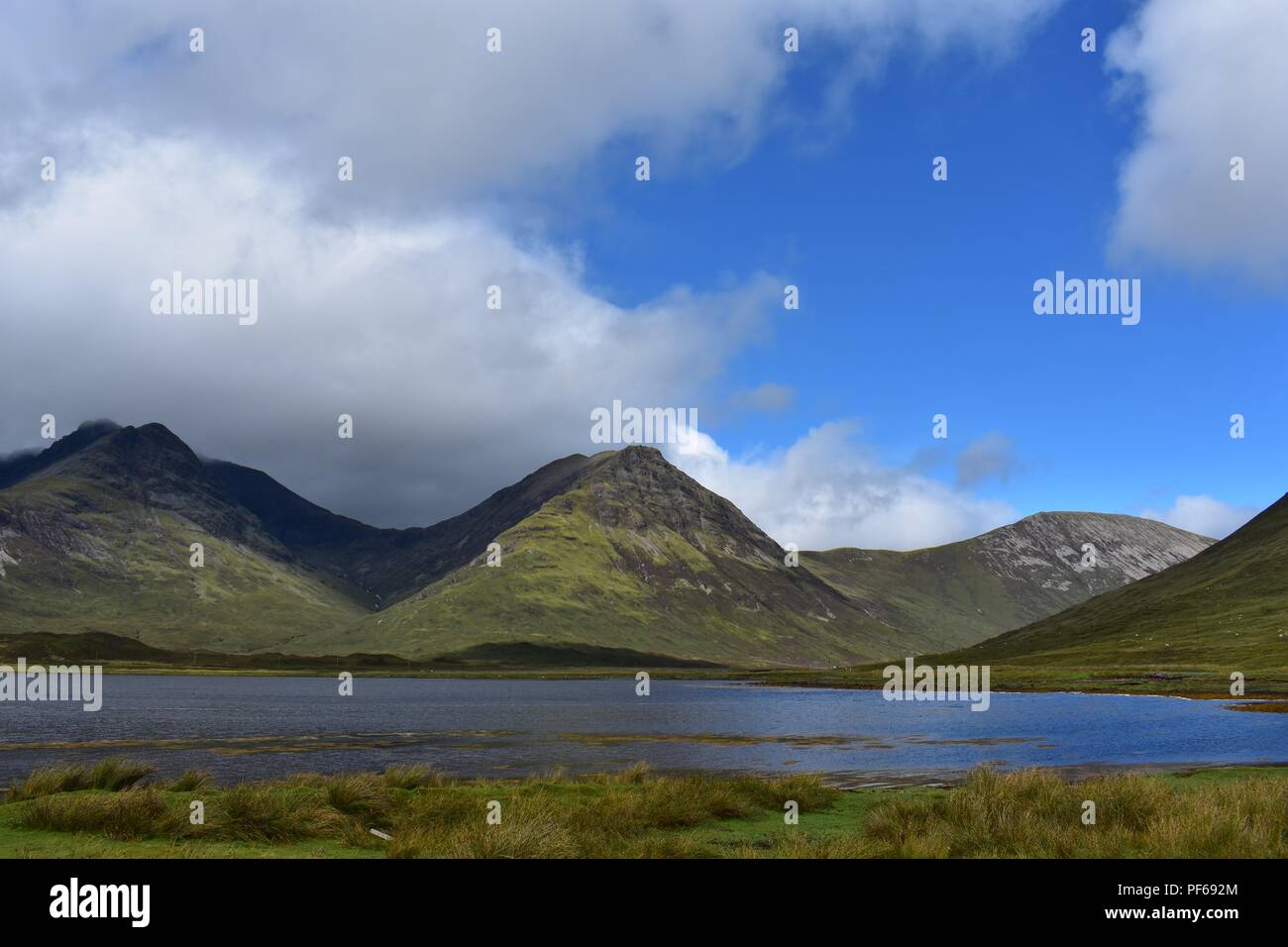 View at Loch Slapin, Isle of Skye, Scotland Stock Photo