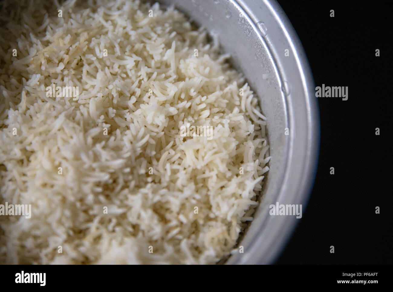 Indian Basmati rice cooked in a steamer Stock Photo Alamy