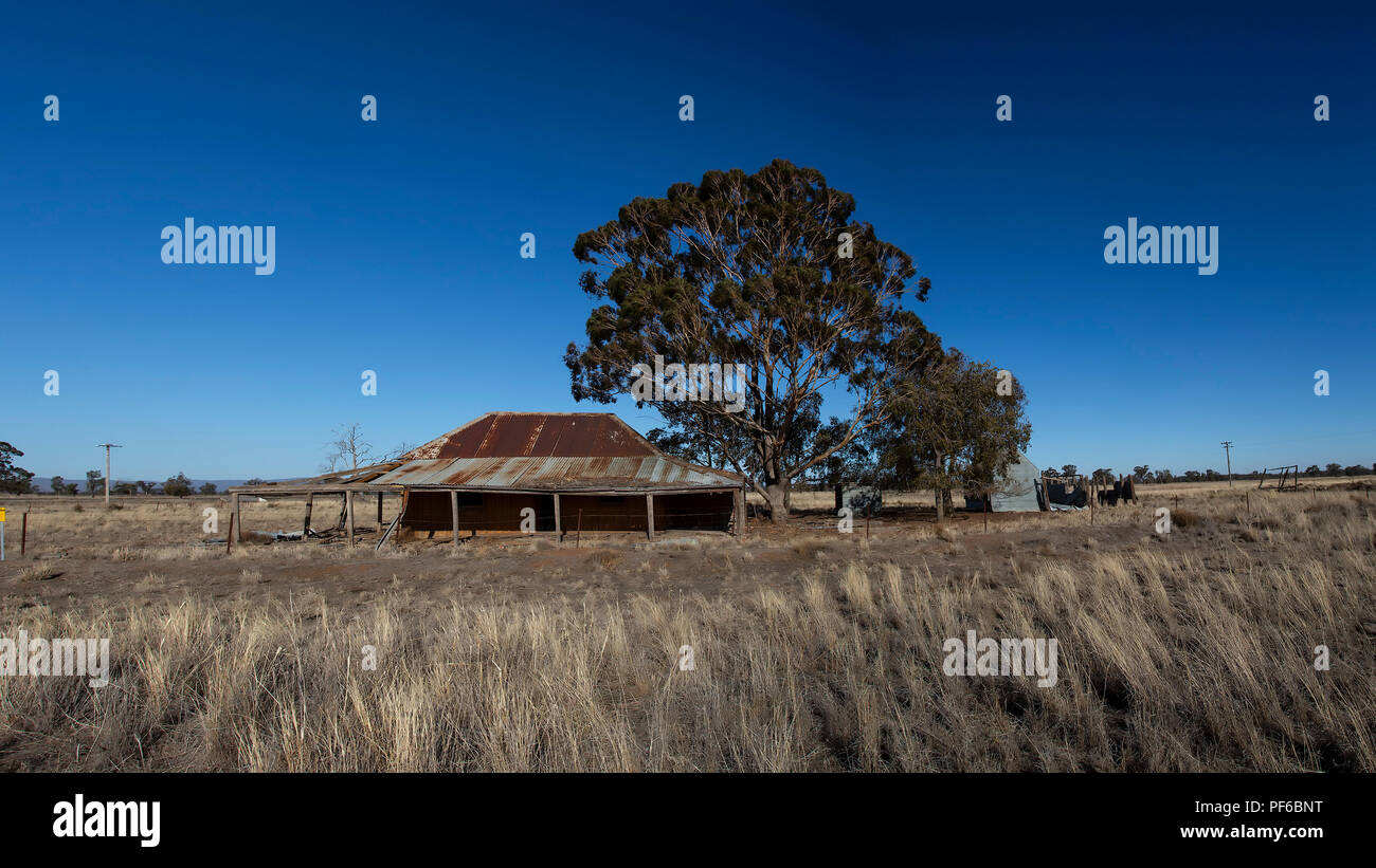 An abandoned house in outback Australia Stock Photo