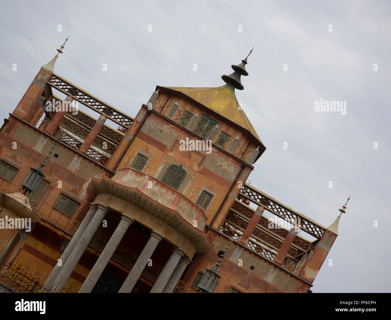 PALERMO, SICILY, ITALY - MAY 21, 2018: The Chinese Palace (Palazzina Cinese) Stock Photo