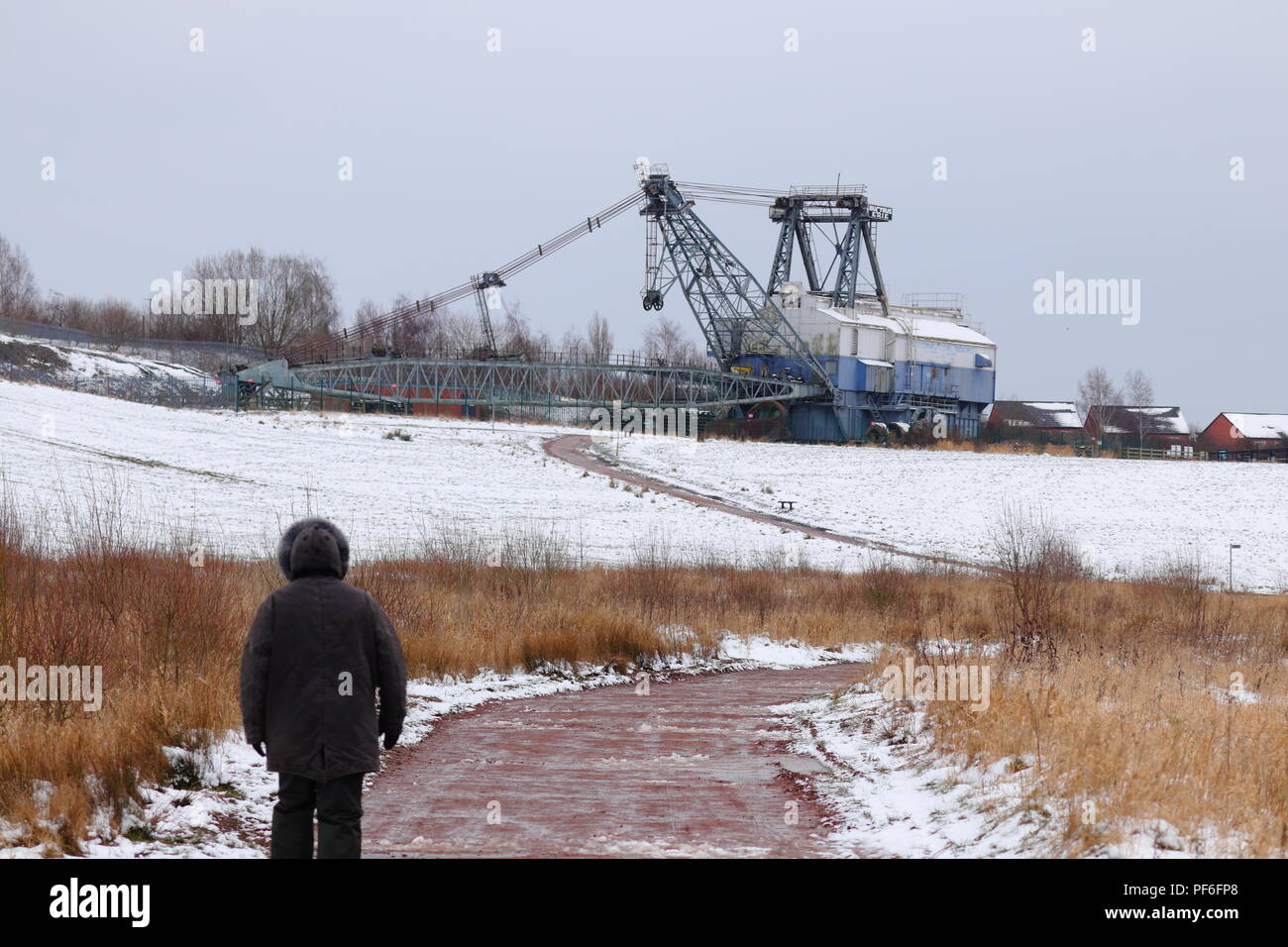 Ruston Bucyrus BE1150 is a Walking Dragline based at RSPB St Aidan's ...