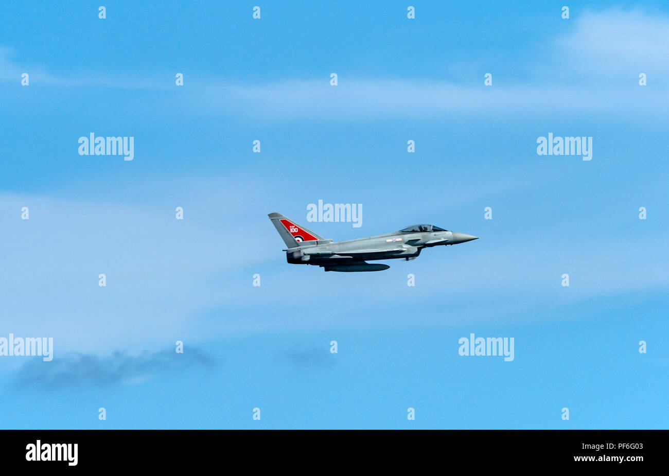 RAF Typhoon, Eurofighter at the Eastbouurne Airshow 2018 Stock Photo