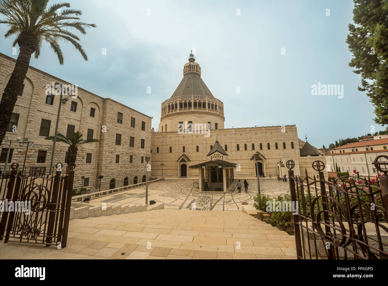 Basilica of the Annunciation, Church of the Annunciation in Nazareth ...