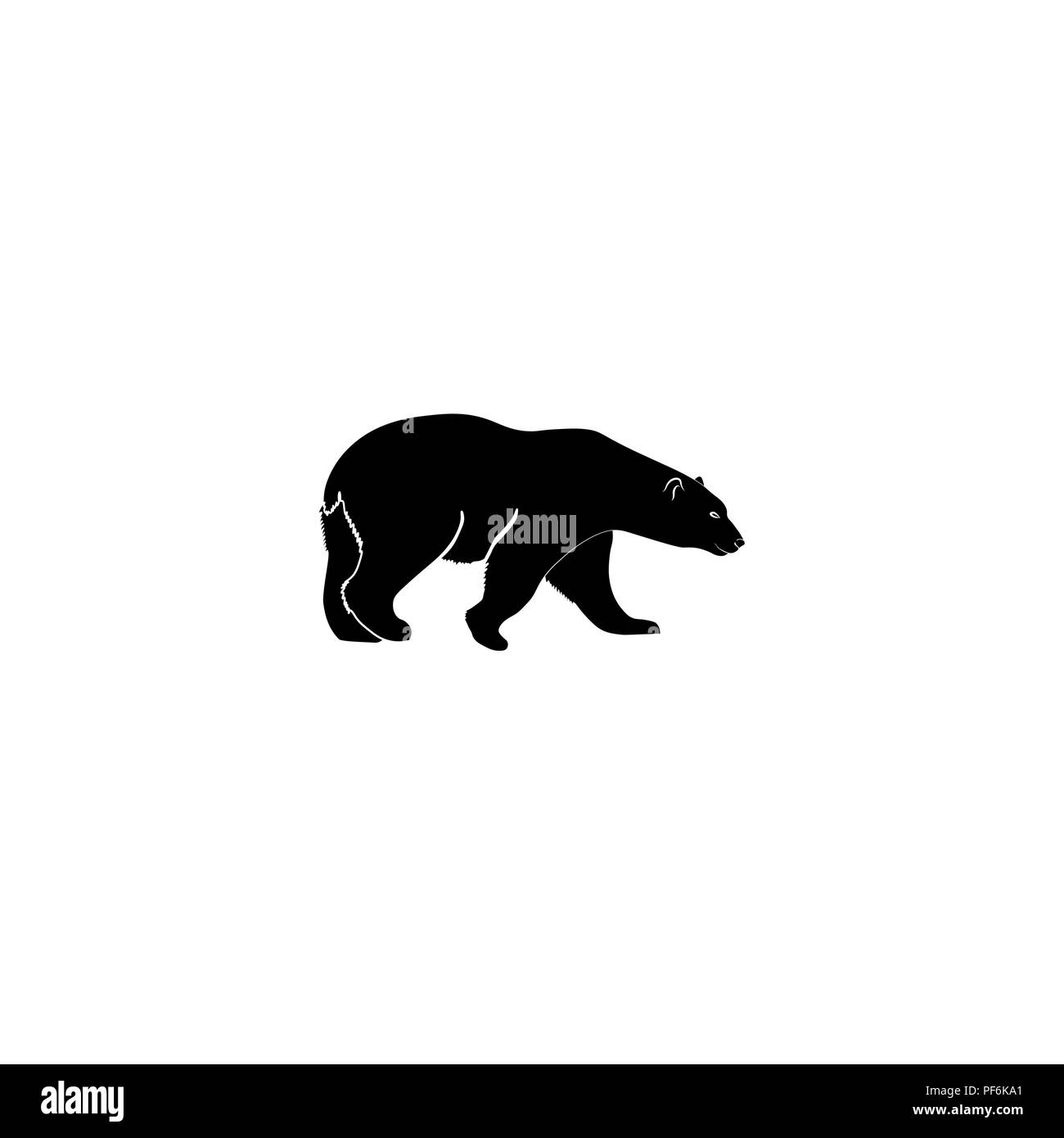 Cartoon vector brown bear Black and White Stock Photos & Images - Alamy
