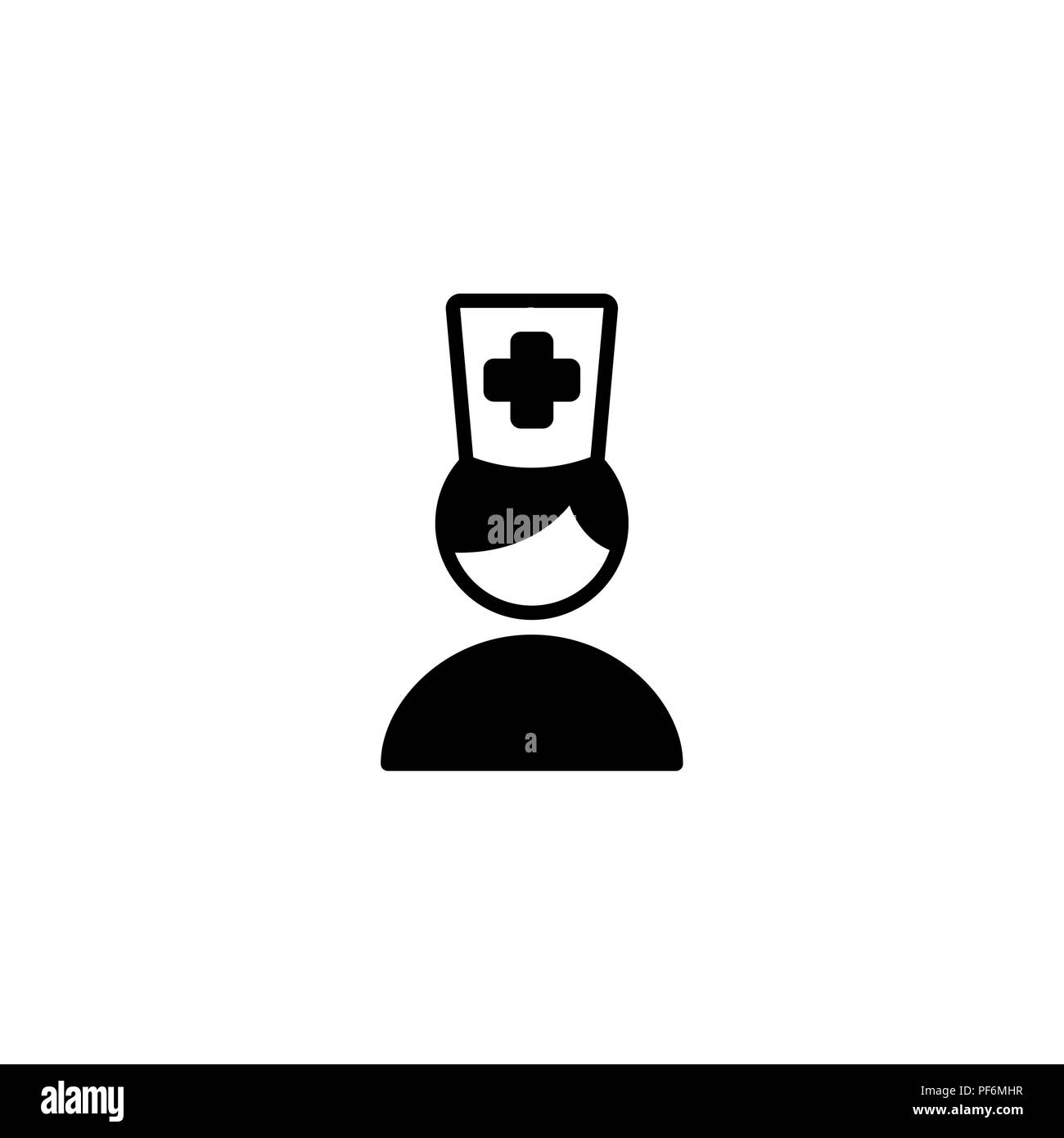 Web icon. Doctor. vector illustration black on white background Stock ...