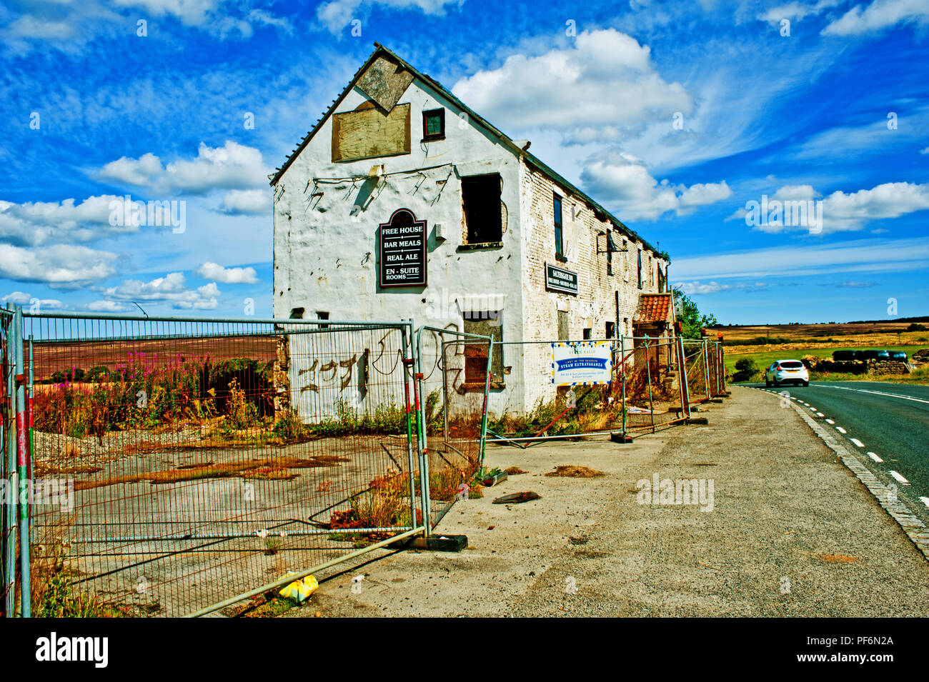 The Saltersgate Inn near Levisham North Yorkshire, England Stock Photo