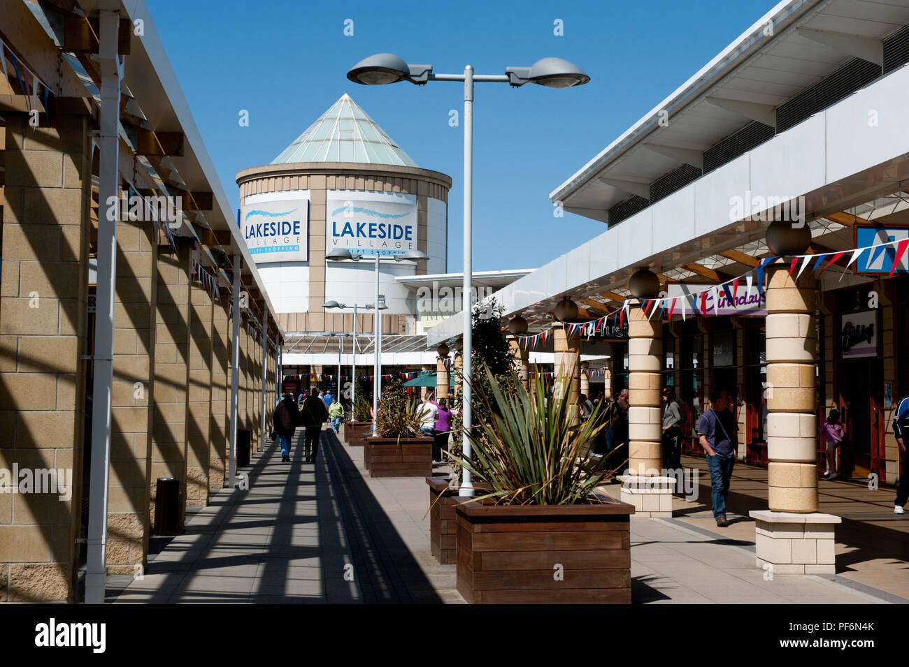 Lakeside Village Outlet Shopping in Doncaster Soiuth Yorkshire UK Stock ...