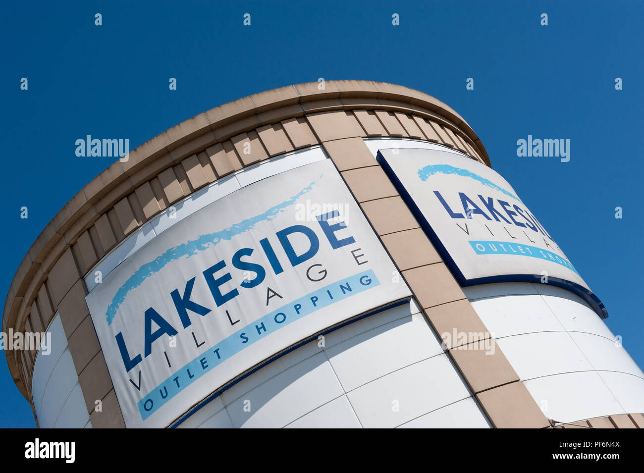 Lakeside Village Outlet Shopping in Doncaster Soiuth Yorkshire UK Stock