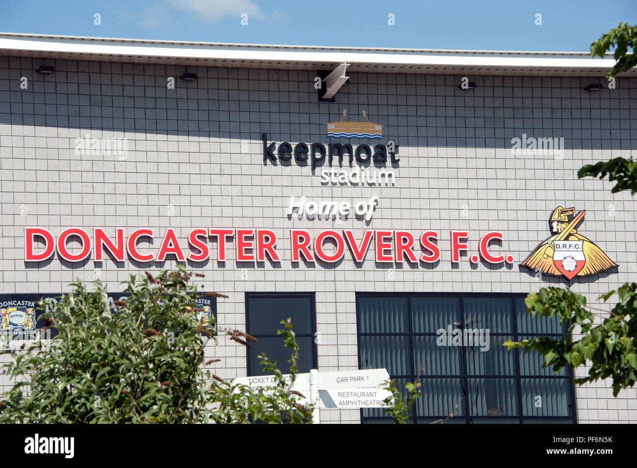 Doncaster Rovers Football Club at Keepmoat Stadium, Doncaster Stock
