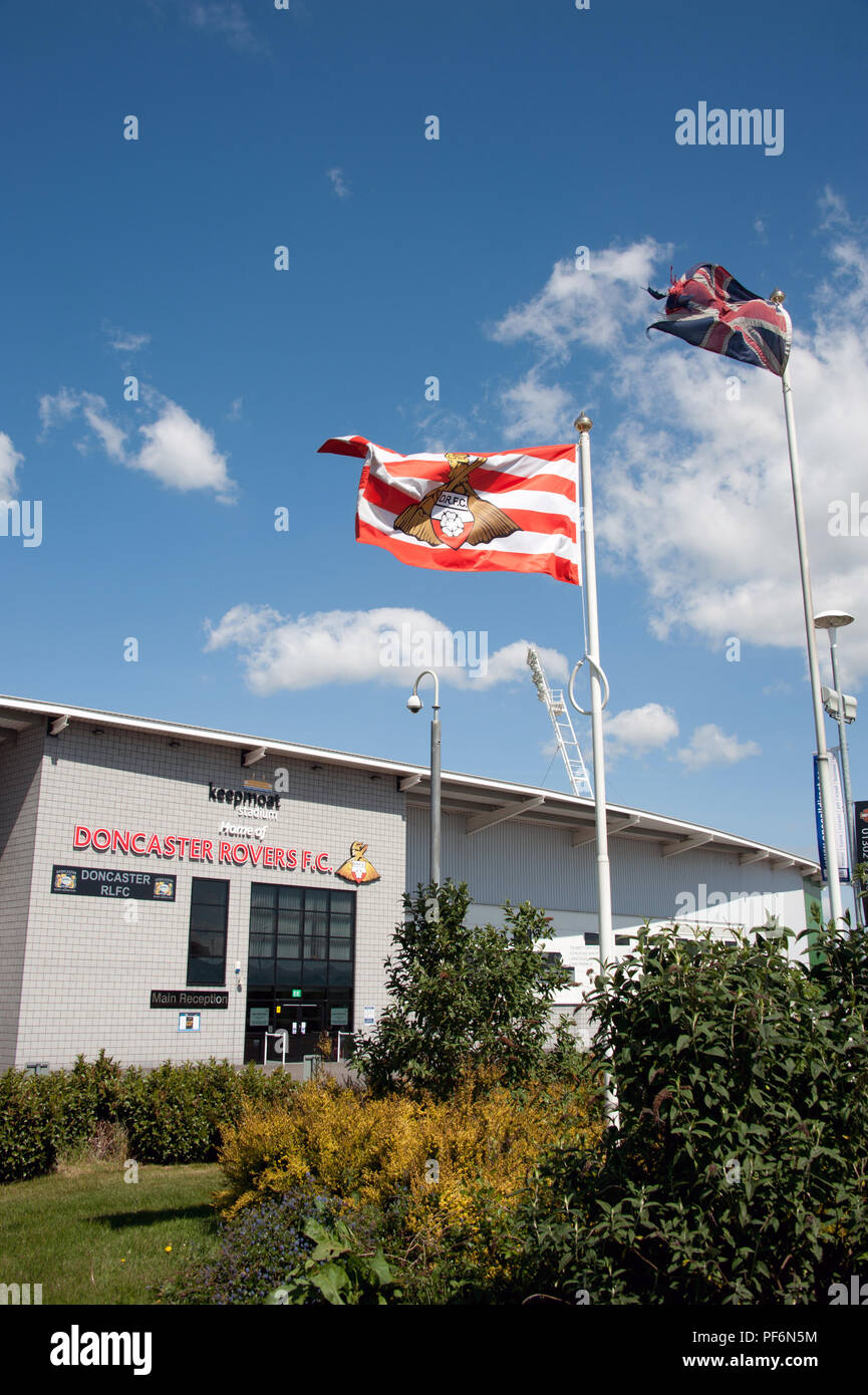 Doncaster Rovers Football Club at Keepmoat Stadium, Doncaster Stock