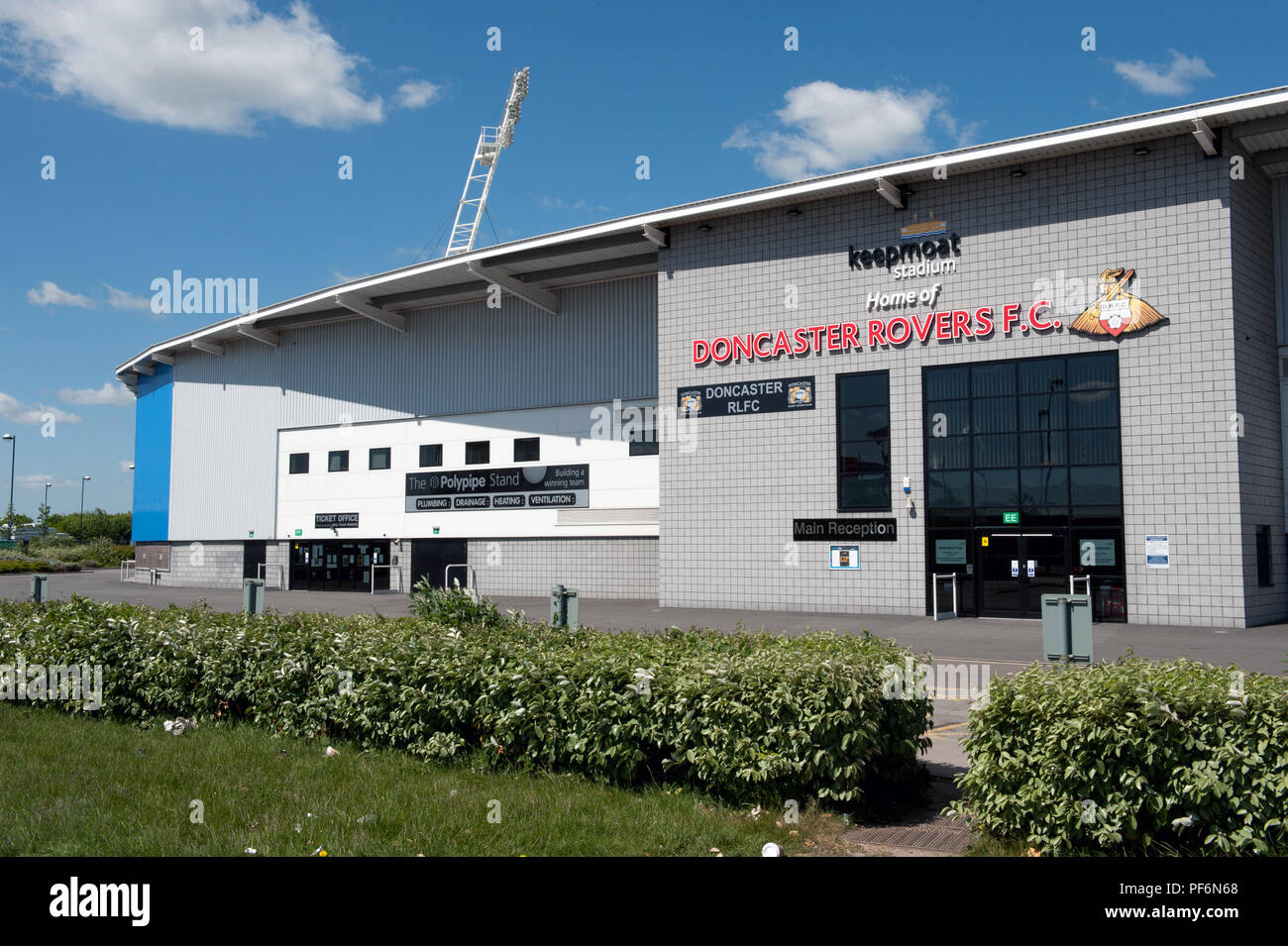 Doncaster Rovers Football Club at Keepmoat Stadium, Doncaster Stock
