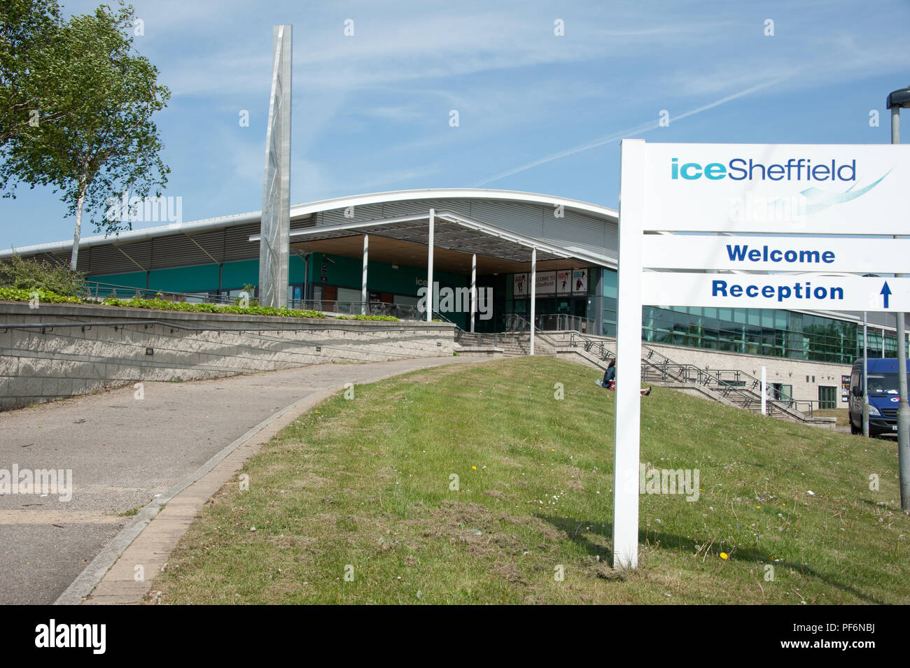 The main entrance for Ice Sheffield, Olympic designed Ice skating amenity for all the family