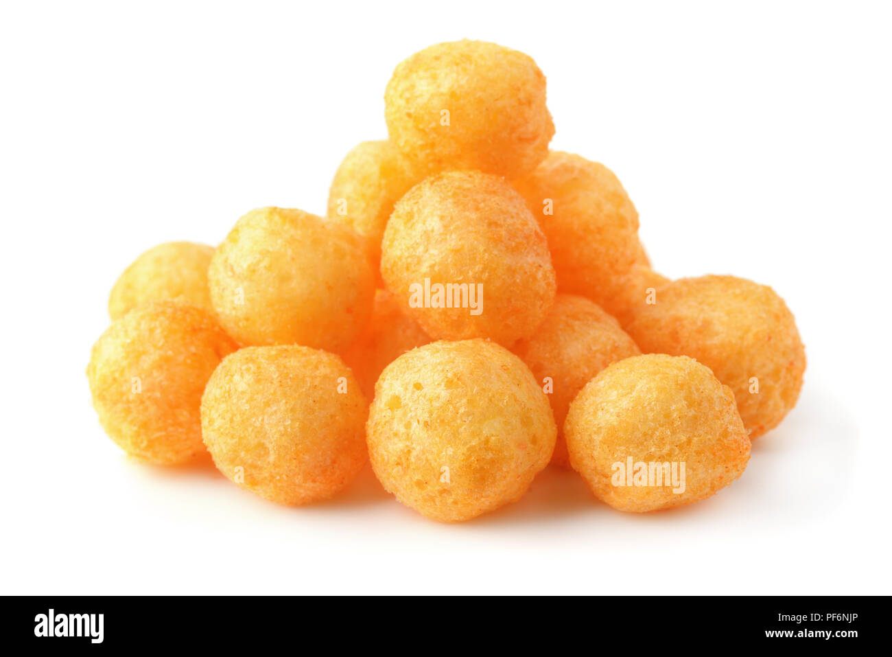 Cheese balls snack stock photo. Image of food, background - 113249498