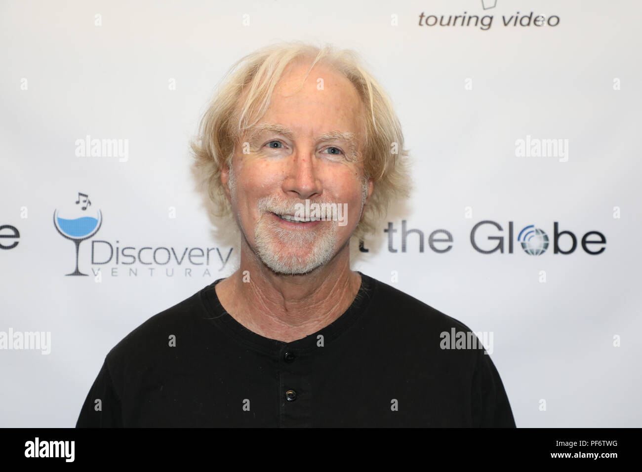 Ventura, California, USA. 18th August, 2018. Ron G. Garrett attending the AlertTheGlobe.com Concert Event on August 18, 2018 featuring legendary guitarist Waddy Wachtel and Rolling Stones vocalist Bernard Fowler held at Discovery Ventura in Ventura, California. Credit: Sheri Determan/Alamy Live News Stock Photo