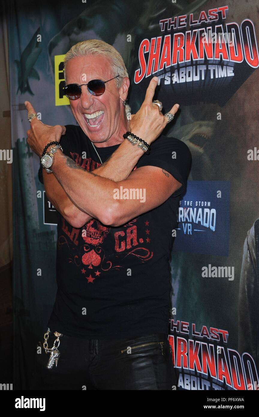 Los Angeles Ca Usa 19th Aug 2018 Dee Snider At Arrivals For