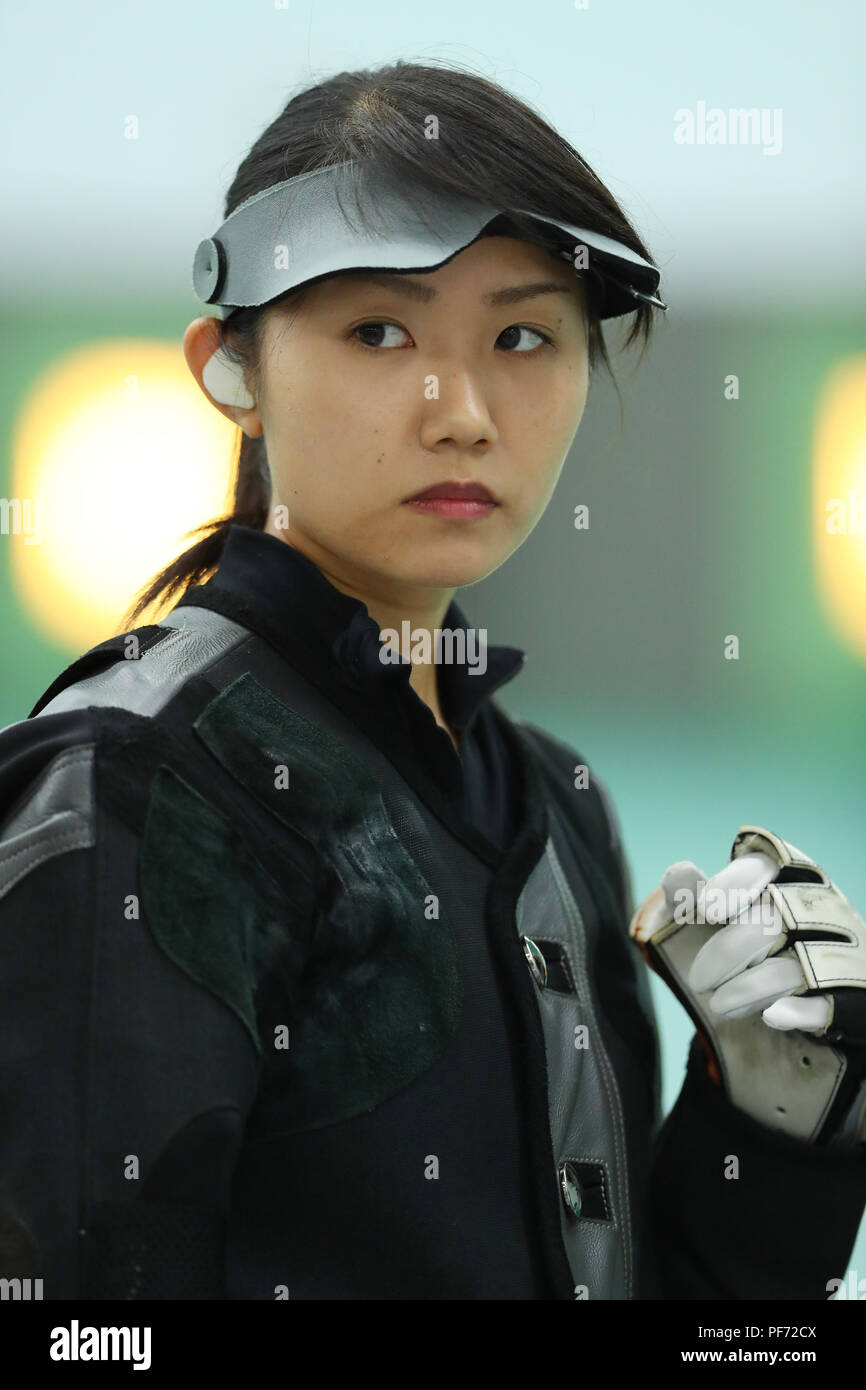 Palembang, Indonesia. 20th Aug, 2018. Ayano Shimizu (JPN) Shooting