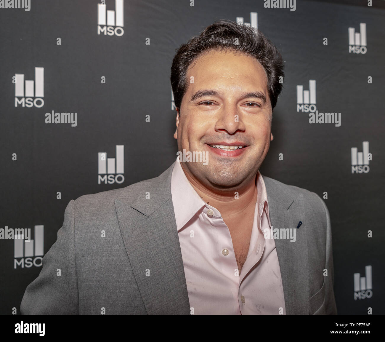 Malmö, Sweden. 20th August, 2018. American Robert Trevino becomes the new chief conductor at Malmö SymphonyOrchestra next year when Marc Soustrot leaves the position. Tommy Lindholm/Alamy Live News Stock Photo