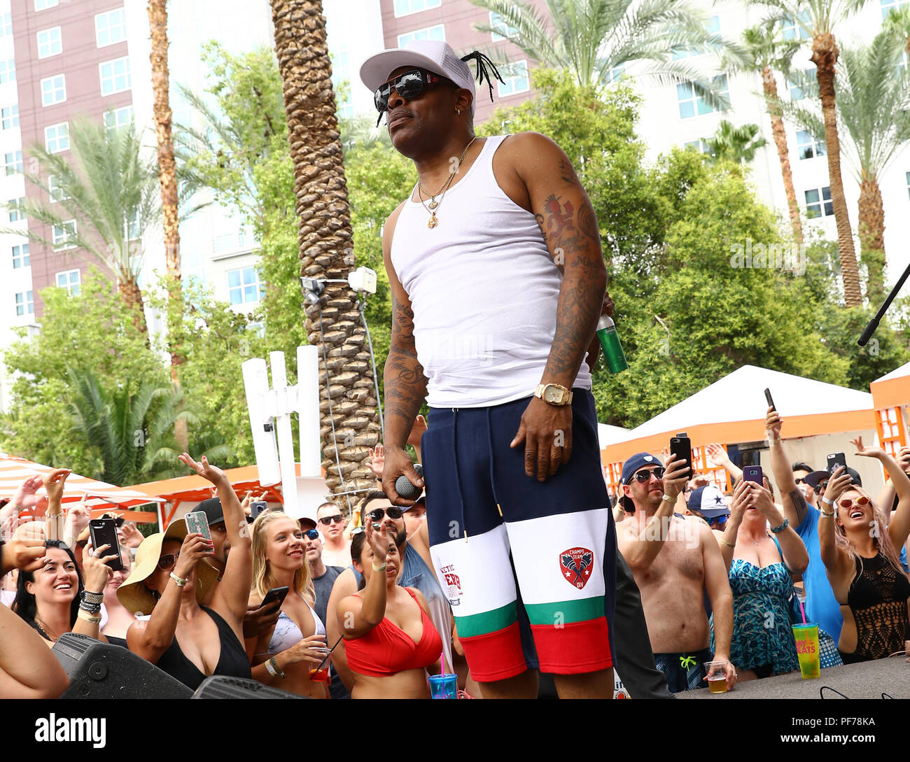 Coolio performs at Flamingo Las Vegas' Go Pool Dayclub Featuring ...