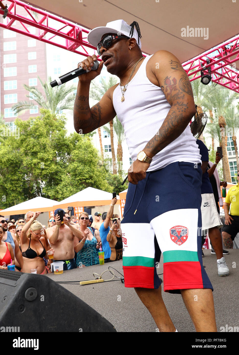 Coolio performs at Flamingo Las Vegas' Go Pool Dayclub Featuring ...