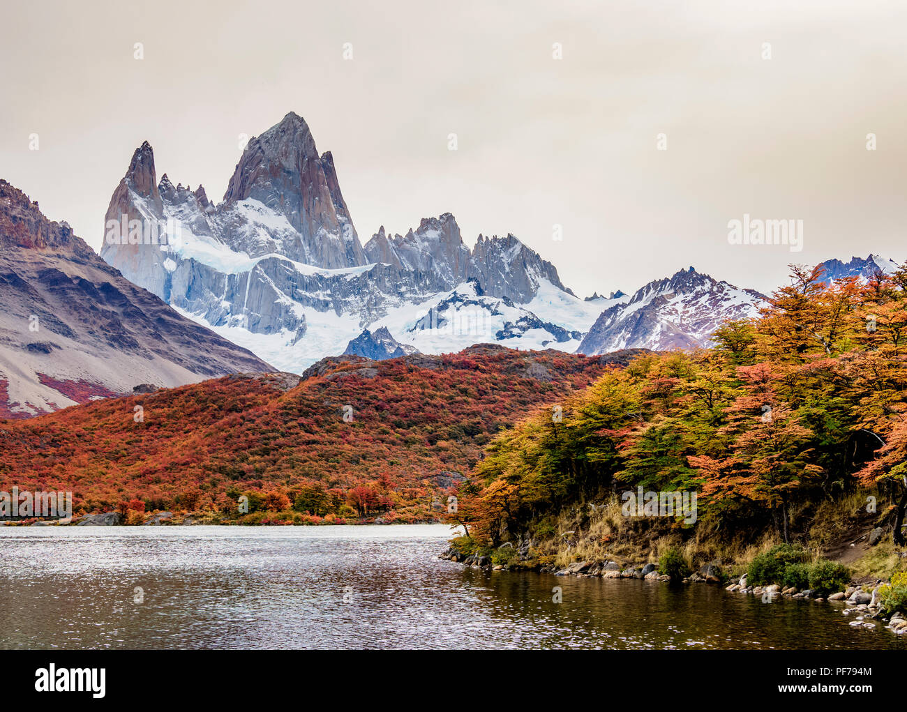 Mount Fitz Roy, Los Glaciares National Park, Santa Cruz Province ...