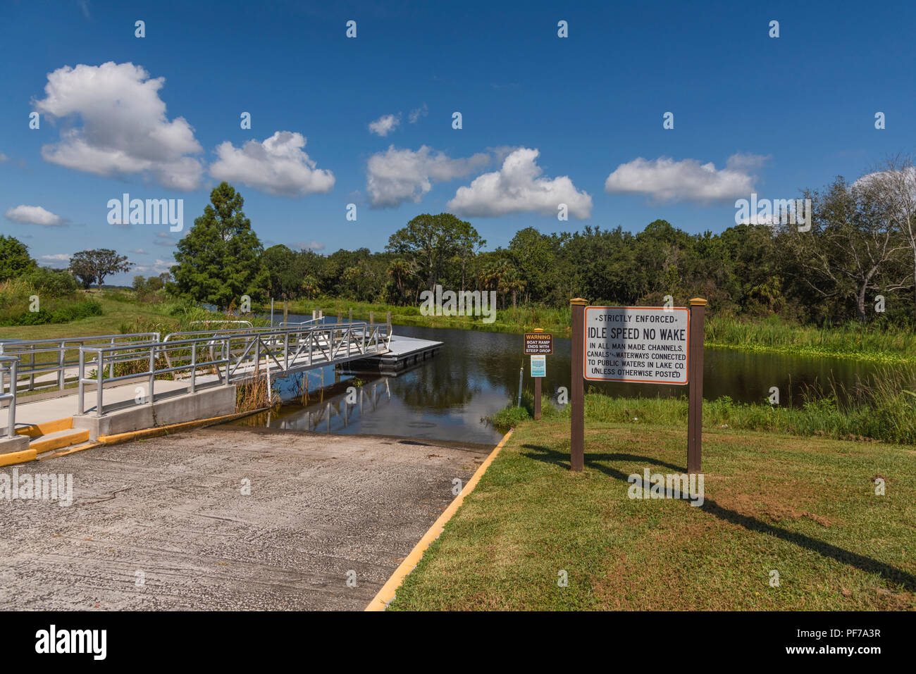 McDonald Canal Boat Ramp Stock Photo Alamy