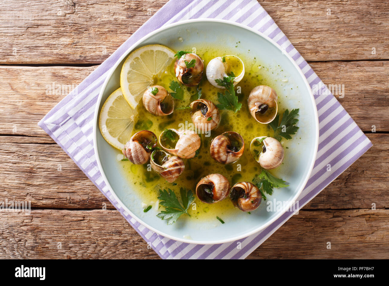 French Cuisine Snails Stock Photos & French Cuisine Snails Stock Images