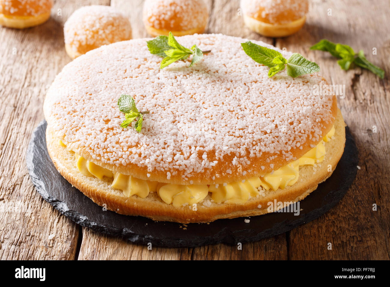 French brioche with sugar hi-res stock photography and images - Alamy