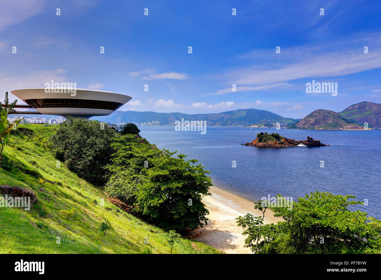 Niterói Contemporary Art Museum by Stock Photo
