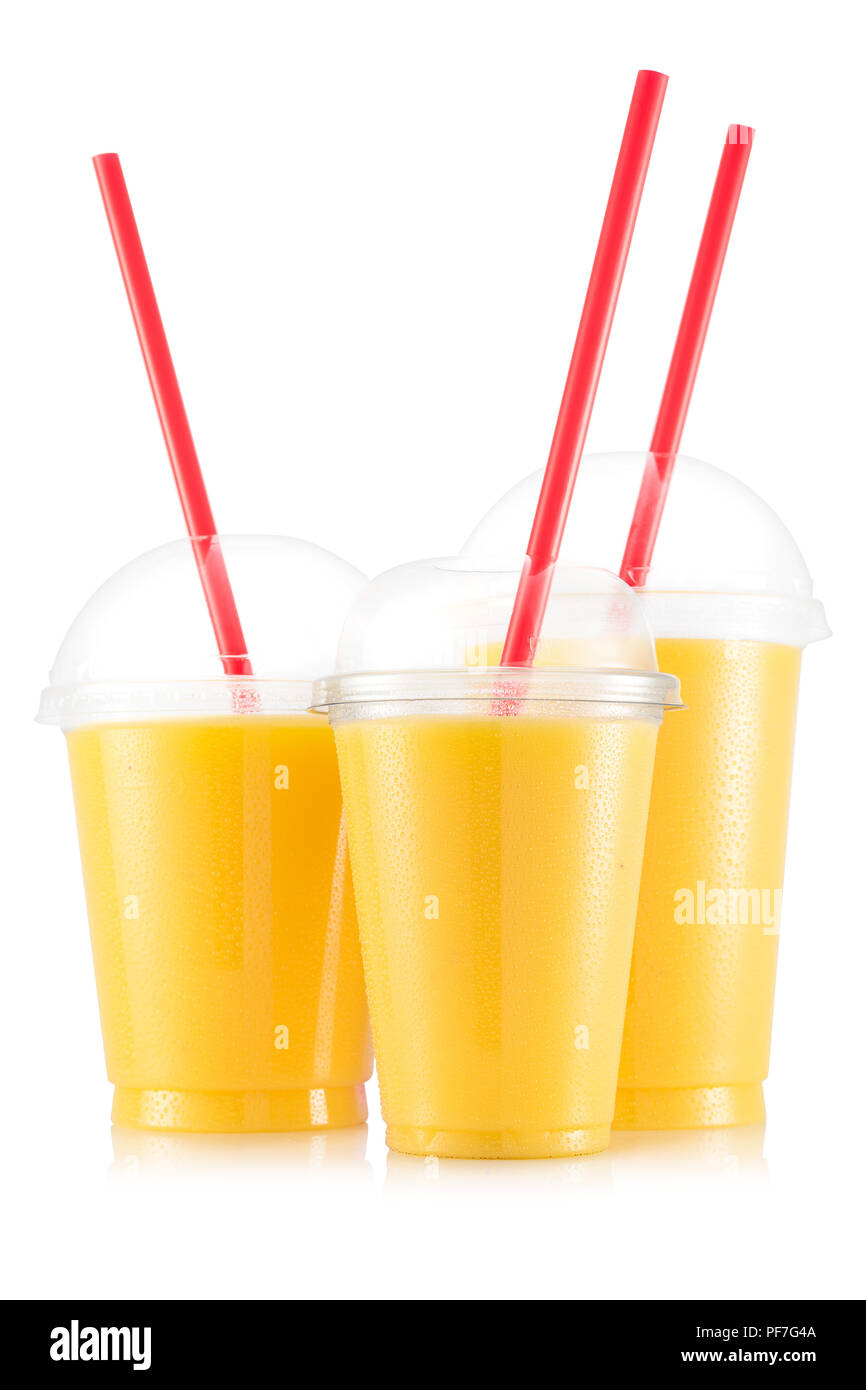 Orange juice in plastic cups hires stock photography and images Alamy