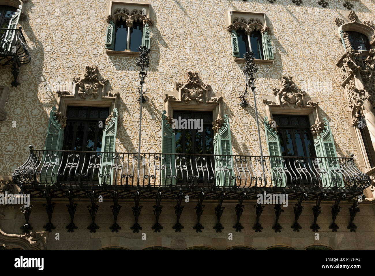 The exterior of Casa Amatller  historic building built 1898-1900, Barcelona, Spain Stock Photo