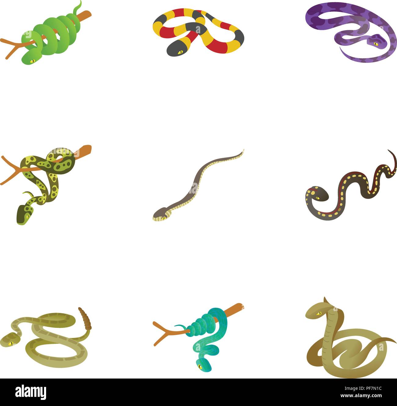 Sea snake tail Stock Vector Images - Alamy