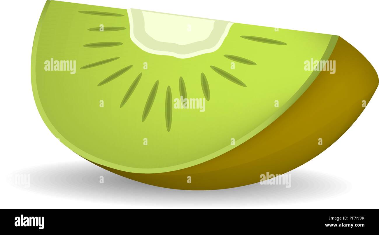 Bio piece of kiwi mockup, realistic style Stock Vector Image & Art - Alamy