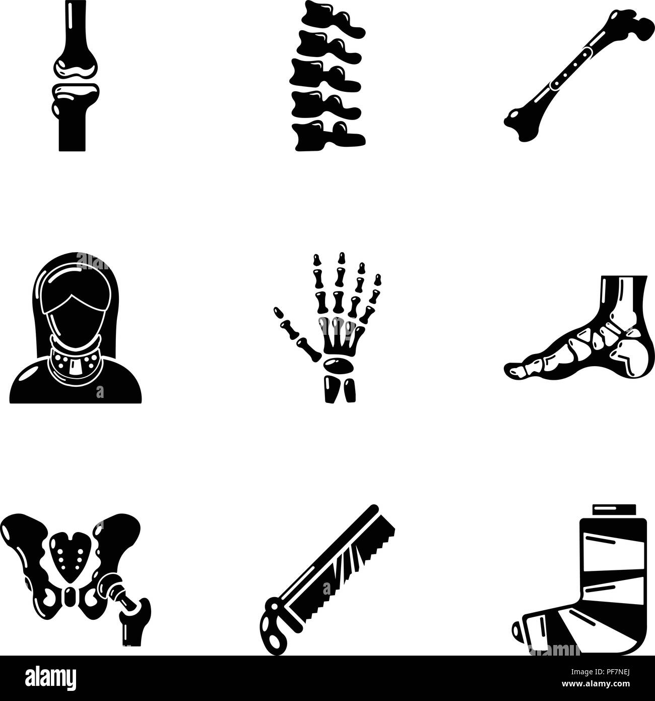 Artificial limb icons set, simple style Stock Vector Image & Art - Alamy