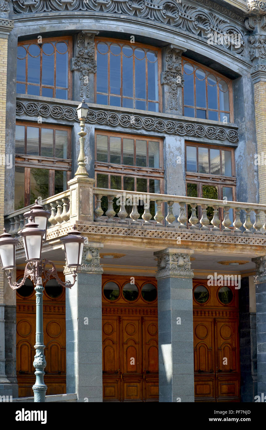 Akhundov Azerbaijan State Academic Opera and Ballet Theatre, an example of Art Noveau architecture in Baku Stock Photo