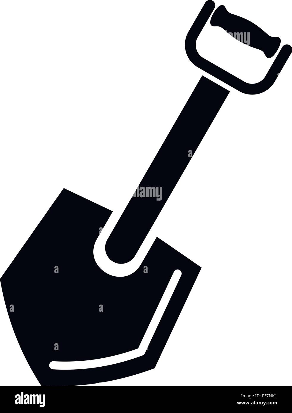 Steel garden spade icon, simple style Stock Vector Image & Art Alamy