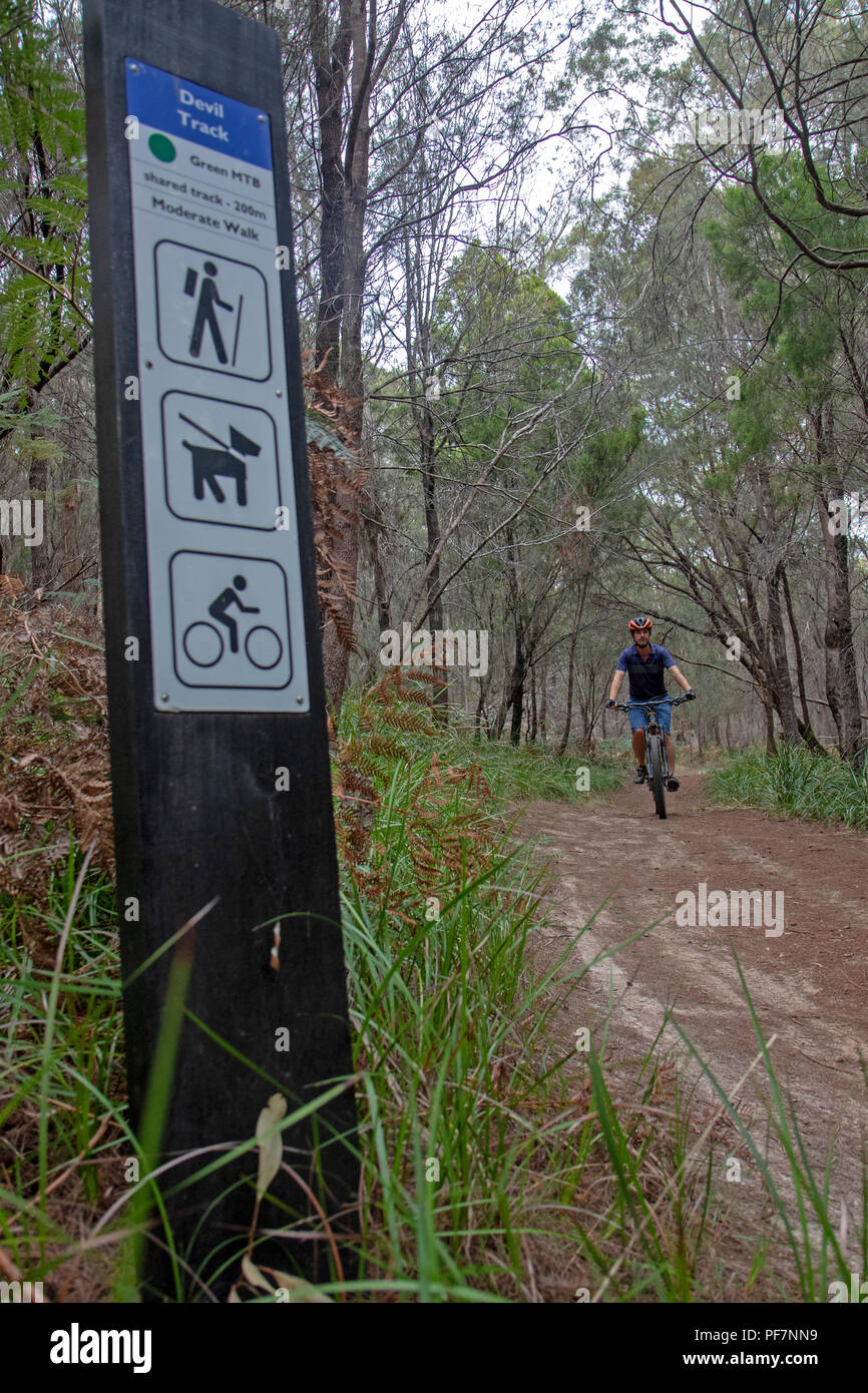 Cycling at Kate Reed State Recreation Area Stock Photo - Alamy
