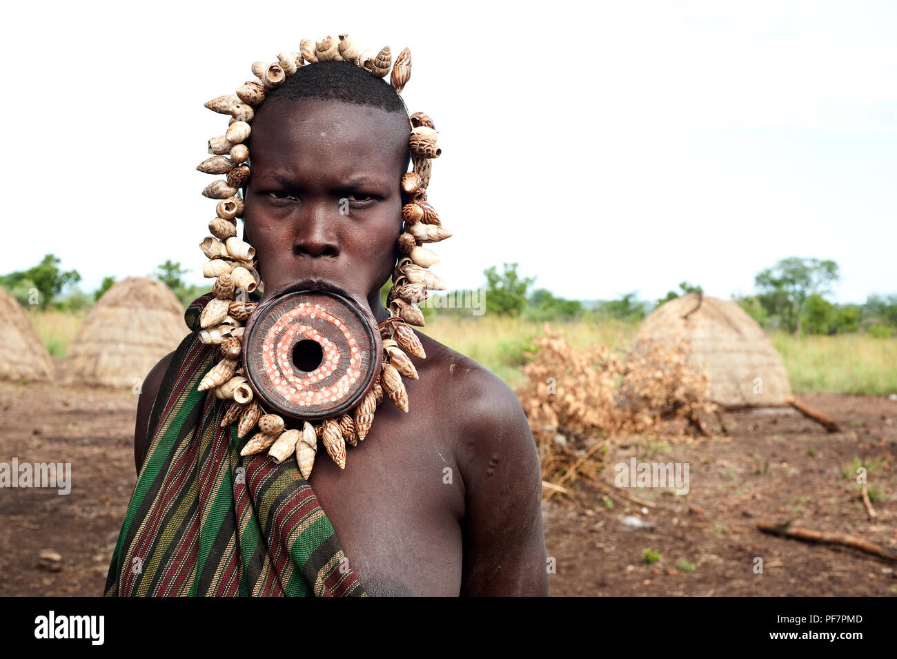 Woman from the Mursi tribe ( Ethiopia Stock Photo - Alamy