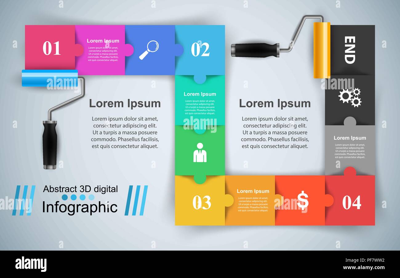 Roller paint icon. Business infographics Stock Vector Image & Art - Alamy