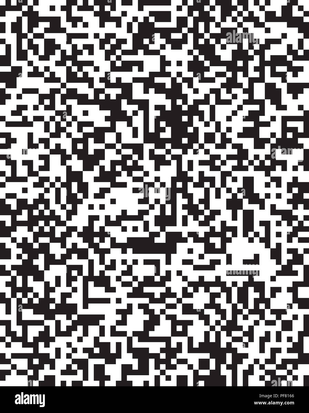 Seamless digital fashion camouflage pattern, vector background Stock ...