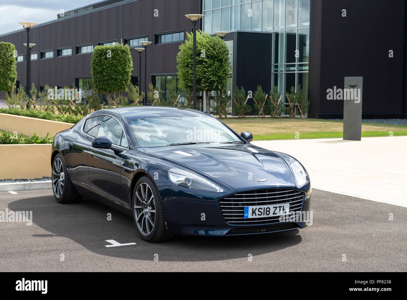An Aston Martin Rapide S Four Door Sports Saloon Car Photographed