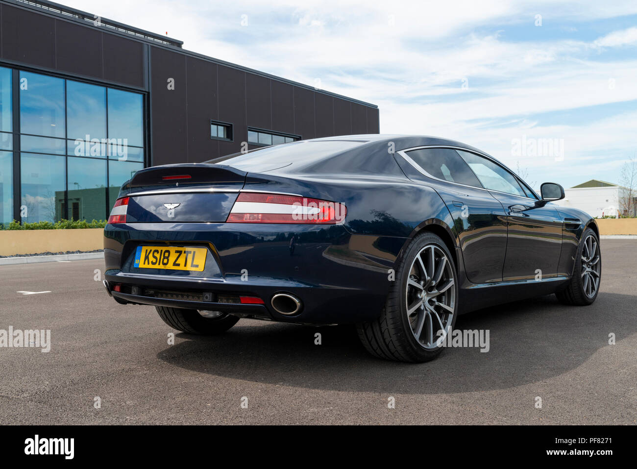 An Aston Martin Rapide S Four Door Sports Saloon Car Photographed