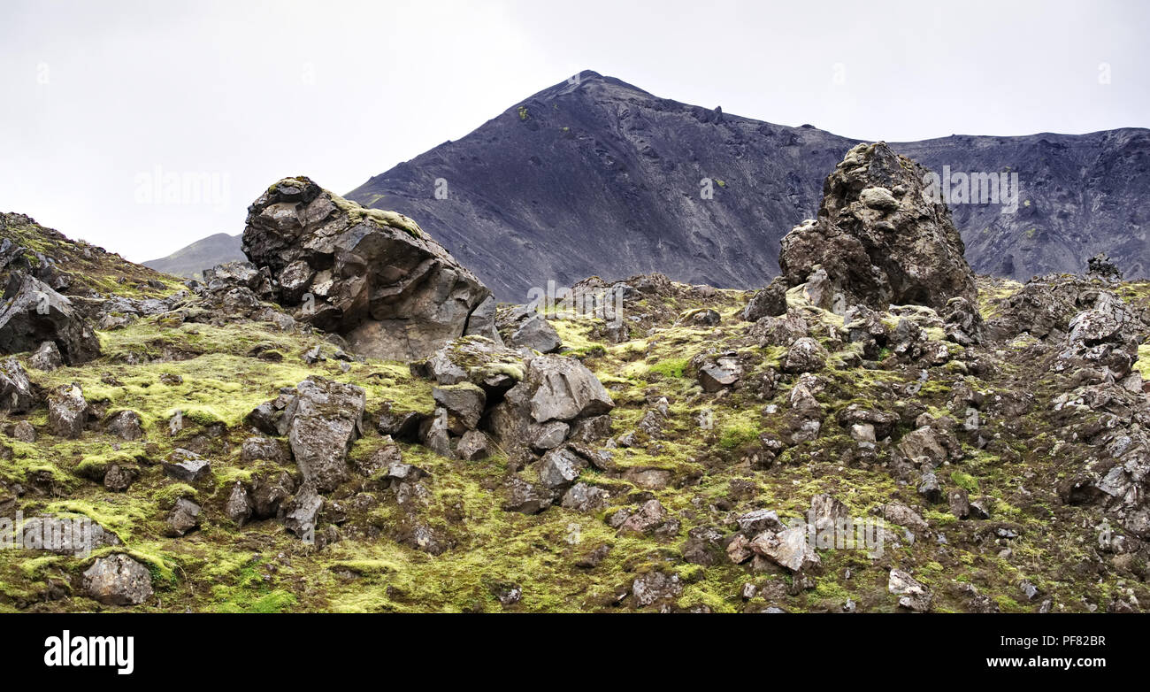 Rainbow Mountains in Iceland Stock Photo - Alamy