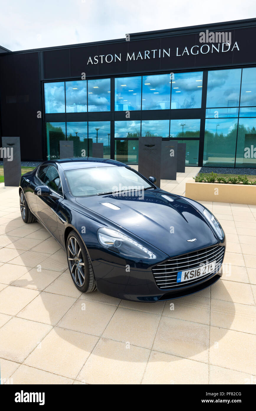 An Aston Martin Rapide S Four Door Sports Saloon Car Photographed