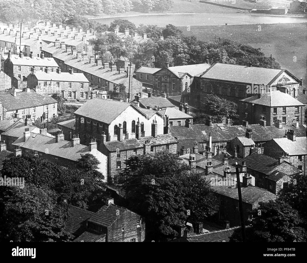 Panorama of Crawshawbooth, Rossendale, early 1900s Stock Photo Alamy
