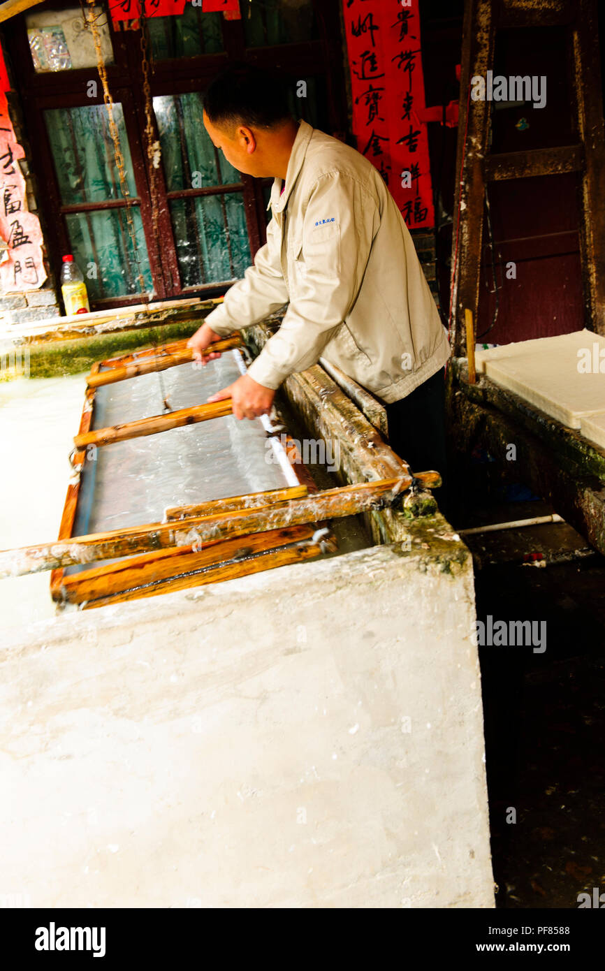 Traditional Paper Making Process 