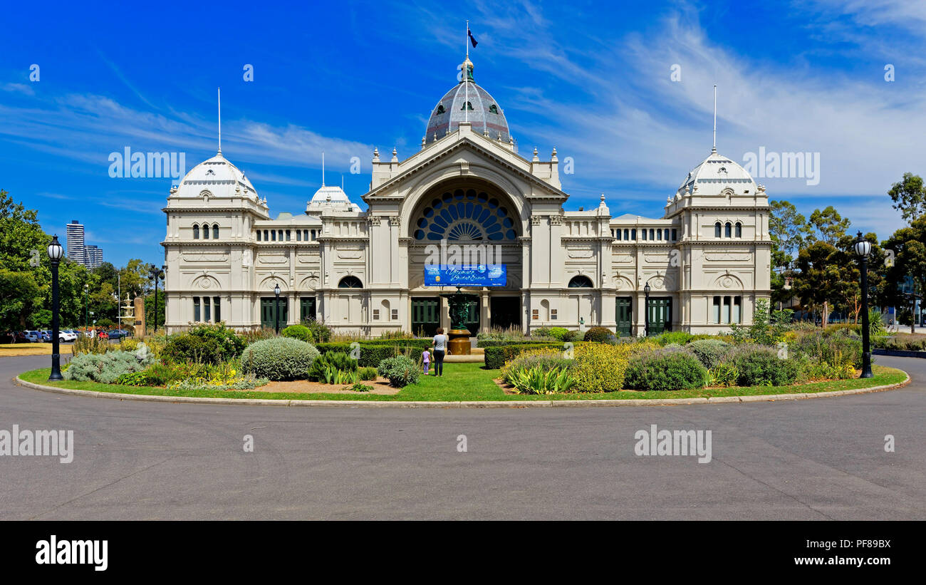 The Royal Exhibition Building, Melbourne Stock Photo