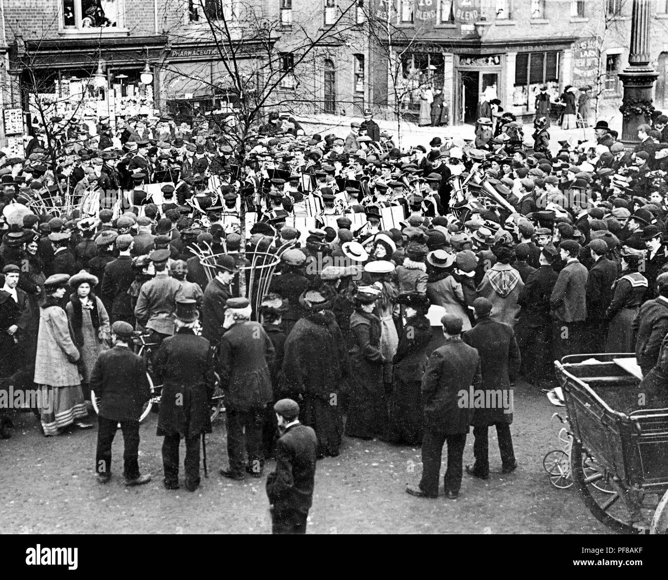 Early 1900s brass band Black and White Stock Photos & Images Alamy