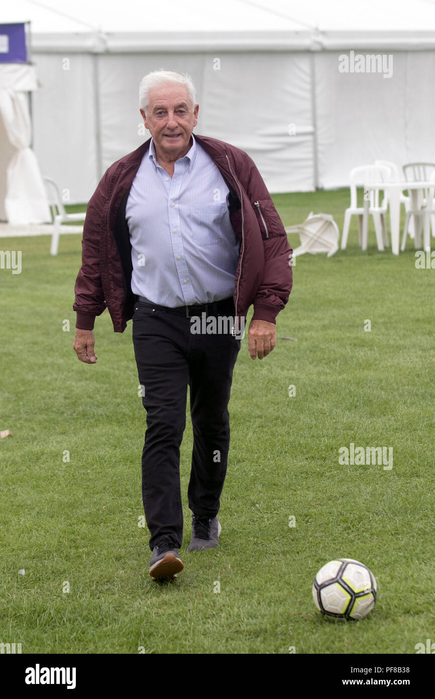 Steve McMahon & Roy Evans;  Shoot Out at Football Boot camp at Southport Flower Show, UK Stock Photo