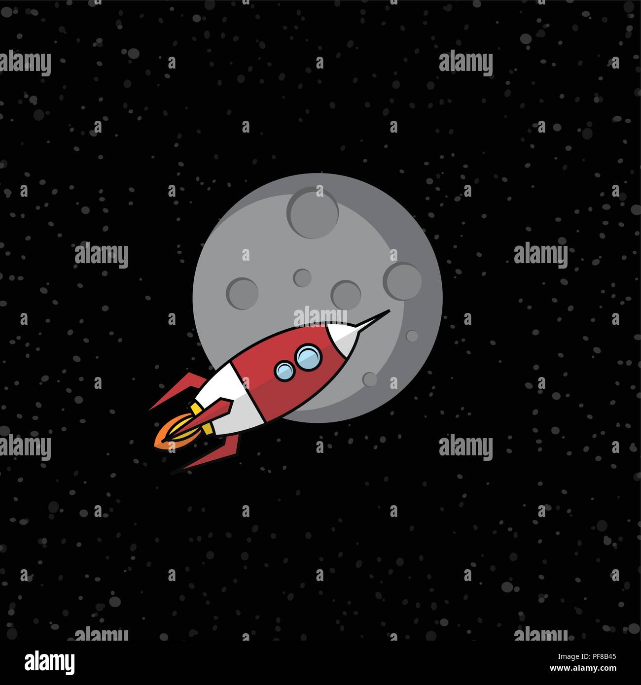 space rocket shuttle vector art Stock Vector Image & Art - Alamy
