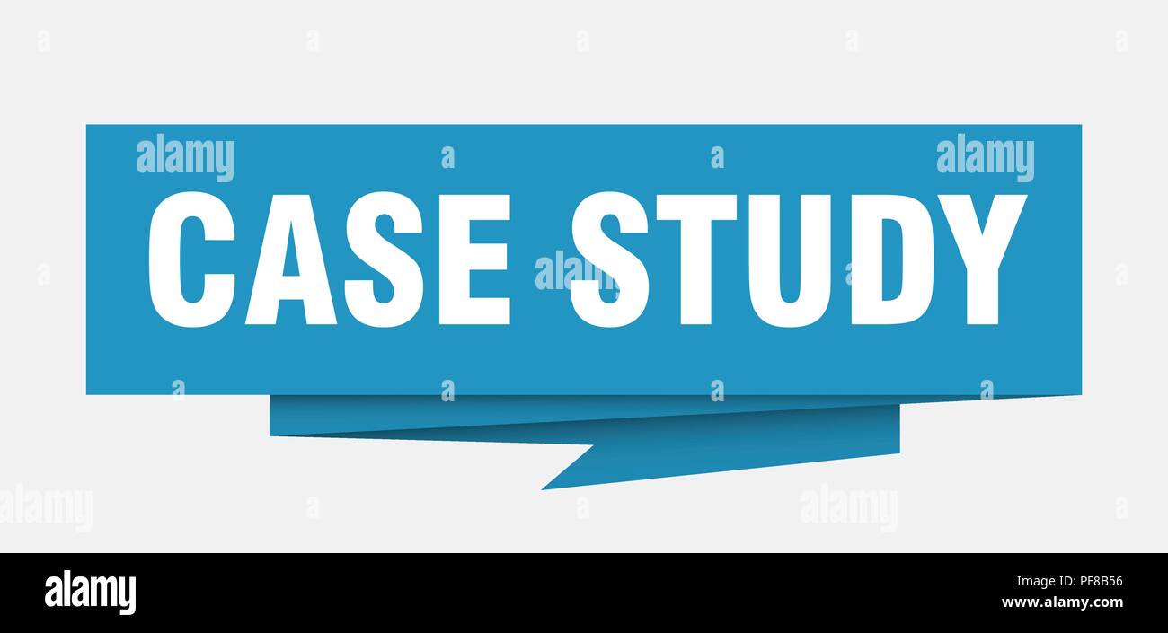 case study sign. case study paper origami speech bubble. case study tag. case study banner Stock Vector